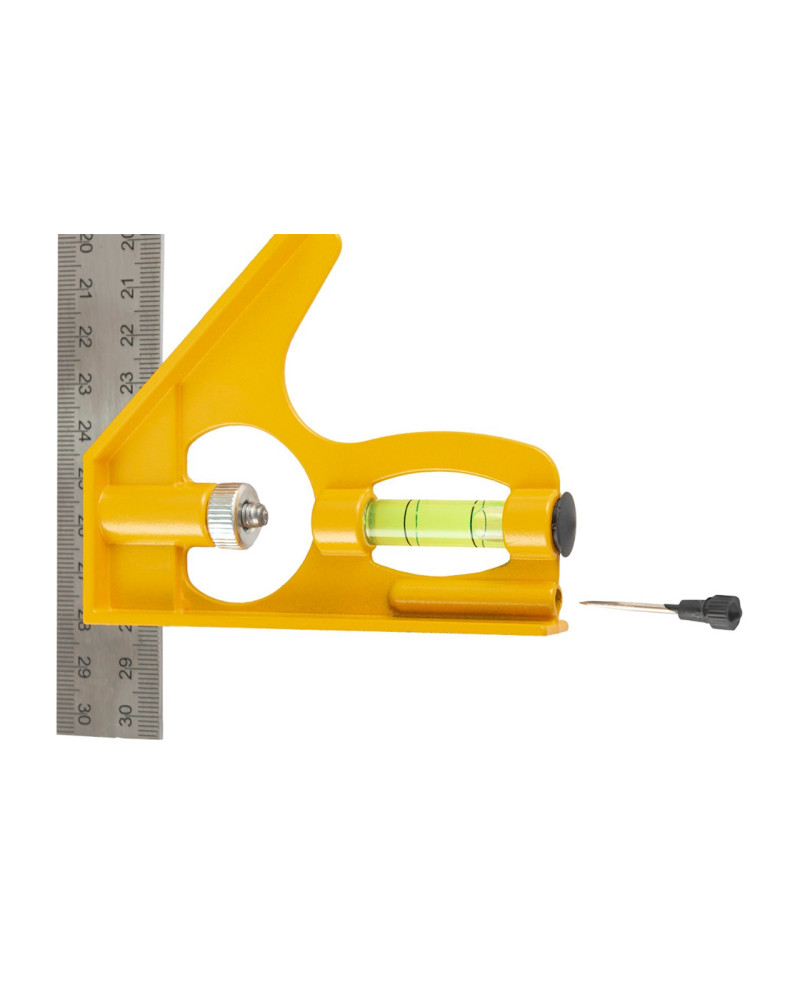 Кутник столяра Mastertool - 300мм x 90° x 45° (30-3510)