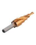 Свердло ступінчасте по металу Intertool - 4-12мм спіральне (SD-5833)