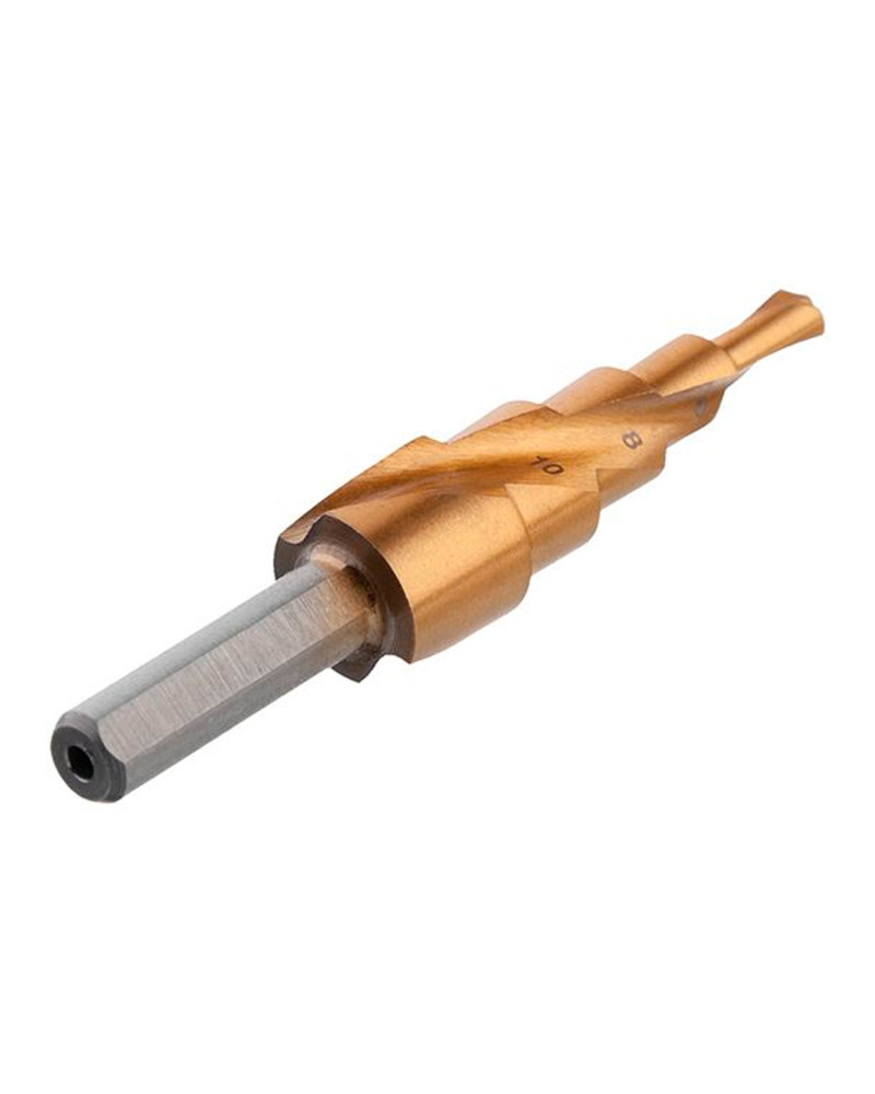 Свердло ступінчасте по металу Intertool - 4-12мм спіральне (SD-5833)