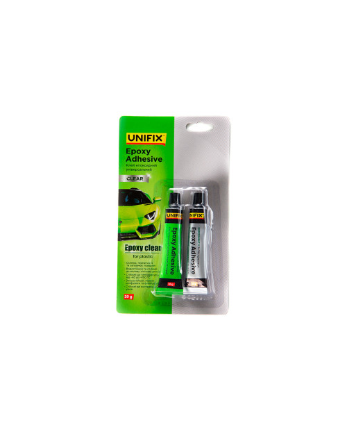 Клей епоксидний для пластику Unifix - 20г тюбик прозорий (940026)