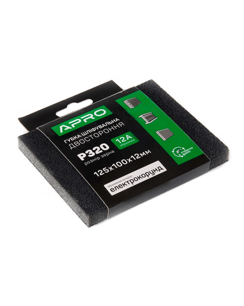Губка шліфувальна Apro - 125 x 100 x 12мм x P320 (828128)