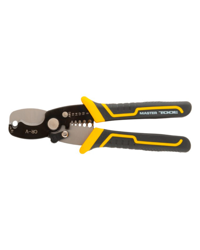 Знімач ізоляції-кабелерез Mastertool - 175мм x 1,3-8мм² (75-2275)