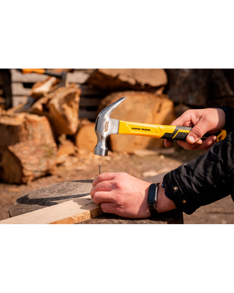 Молоток столярний Mastertool - 450г фибергласс (02-0914)