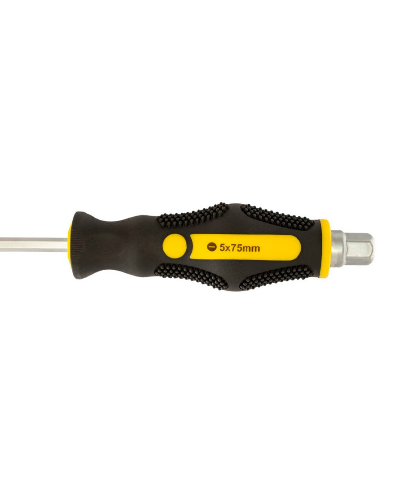 Викрутка ударна Mastertool - SL5 x 75мм HEX (49-6575)
