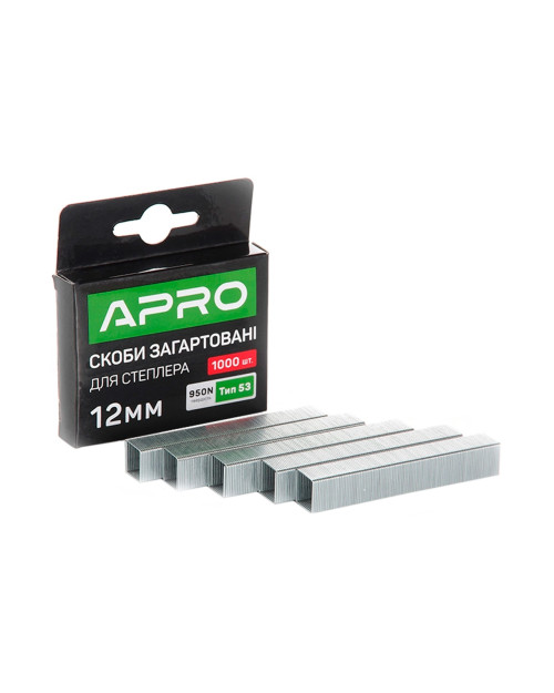 Скоба Apro - 12 x 11,3 x 0,7мм калена (1000шт) (680148)