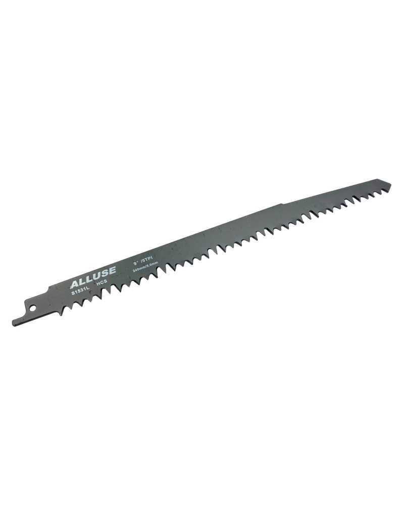 Полотно пильне для пили шабельної Alluse - S1531L 240 x 5мм x 5T дерево (П-S1531L)