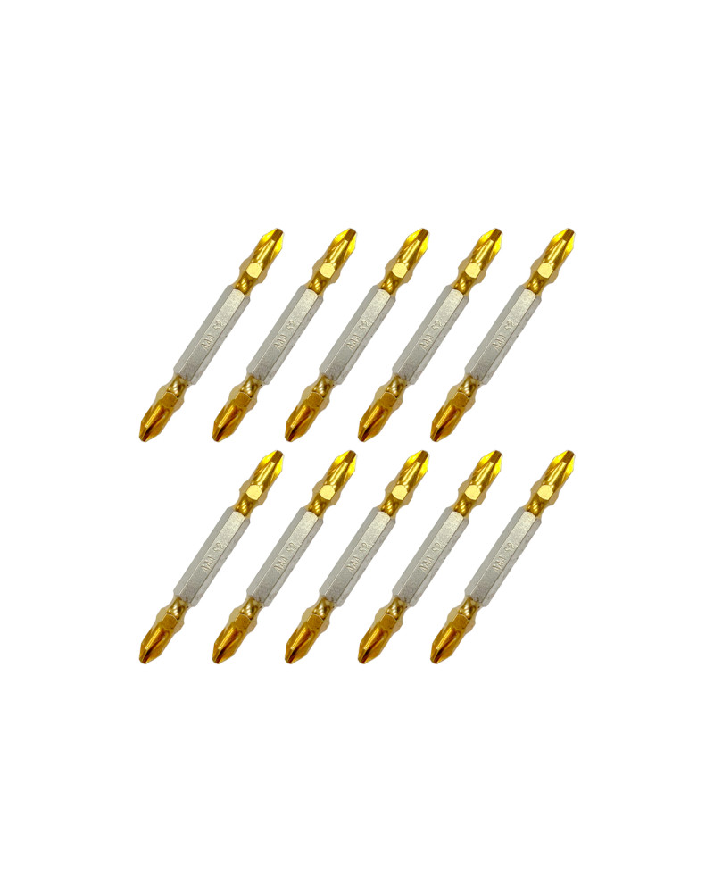 Біта в кейсі титан - PH2 x PH2 x 65мм (10шт) (122421)