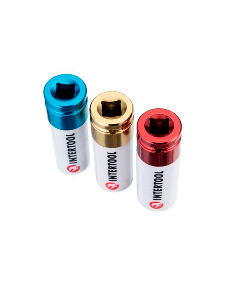Набір головок ударних Intertool-Storm - 17 x 19 x 21мм x 1/4