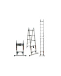 Драбина телескоп-розкладна - 5800мм x 12 ступенів (124405)