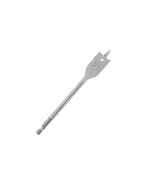 Свердло по дереву пір'яне Intertool - 20 x 150мм HEX (SW-0020)