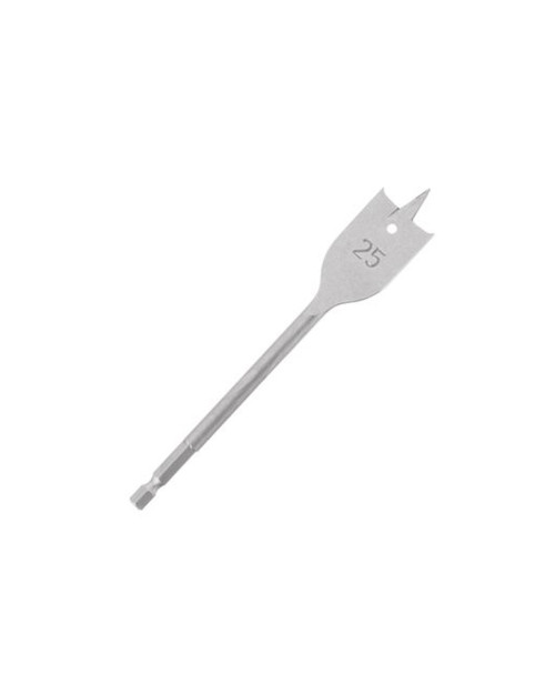 Свердло по дереву пір'яне Intertool - 25 x 150мм HEX (SW-0025)