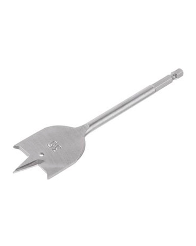 Свердло по дереву пір'яне Intertool - 35 x 150мм HEX (SW-0035)