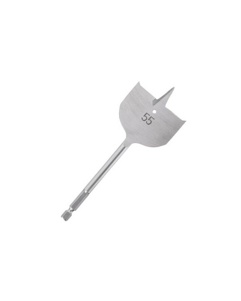 Свердло по дереву пір'яне Intertool - 55 x 150мм HEX (SW-0055)