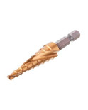 Свердло сходове по металу Intertool - 4-12мм спіральне HEX (SD-5836)
