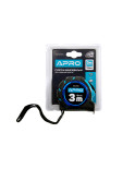 Рулетка Apro - 3м x 19мм супер-магніт гумова автостоп [1] (500298)